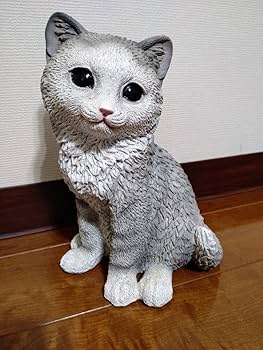 【カスターニャcastagna】イタリア製 白猫 置物 高さ21cm イタリア castagna（カスターニャ）社製 くまの置物 - メルカリ